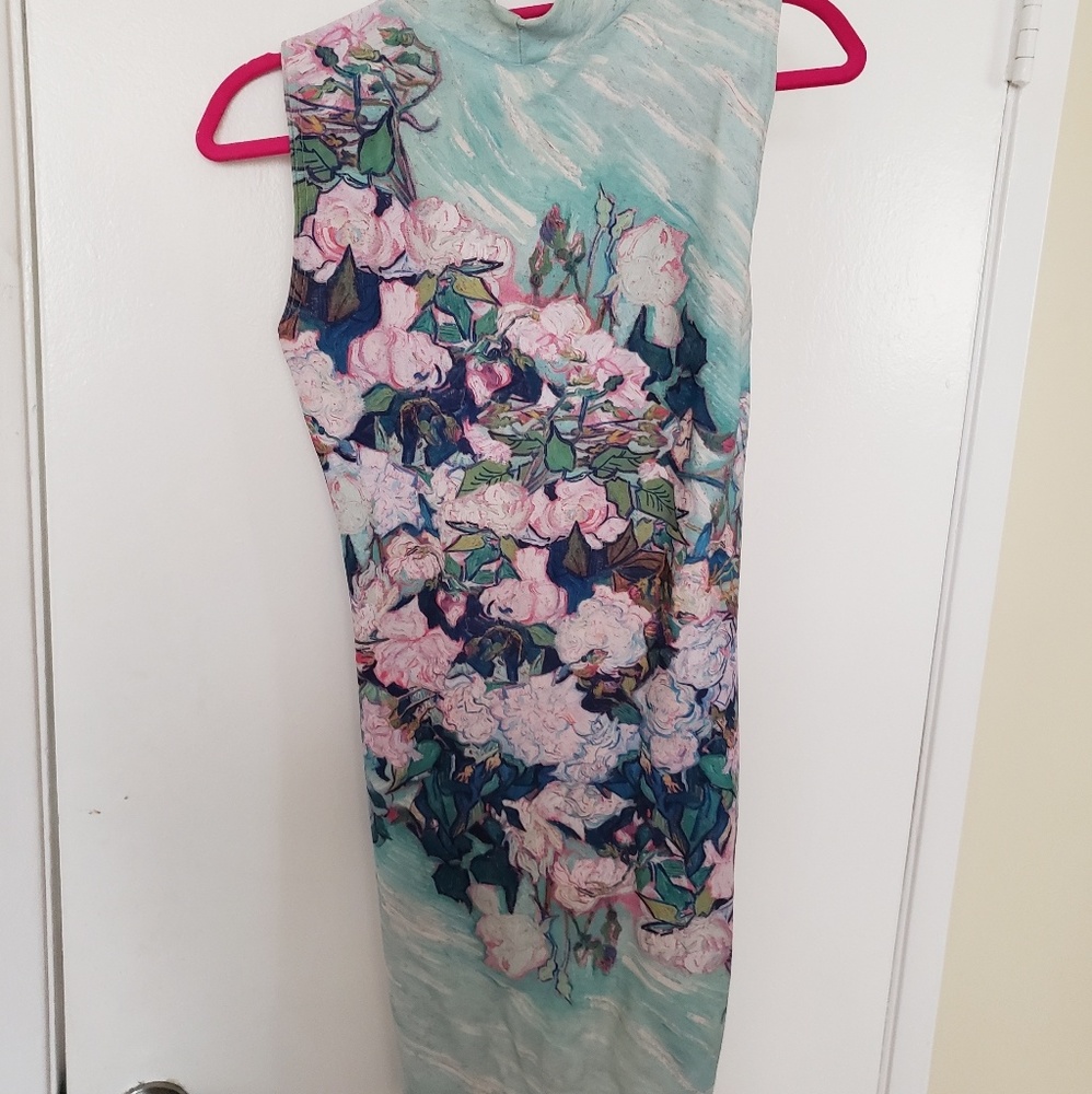 Van Gogh Roses bodycon